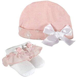 Stephan Baby Vintage Cap & Socks Set - Pack of 2 ( 6 months old )